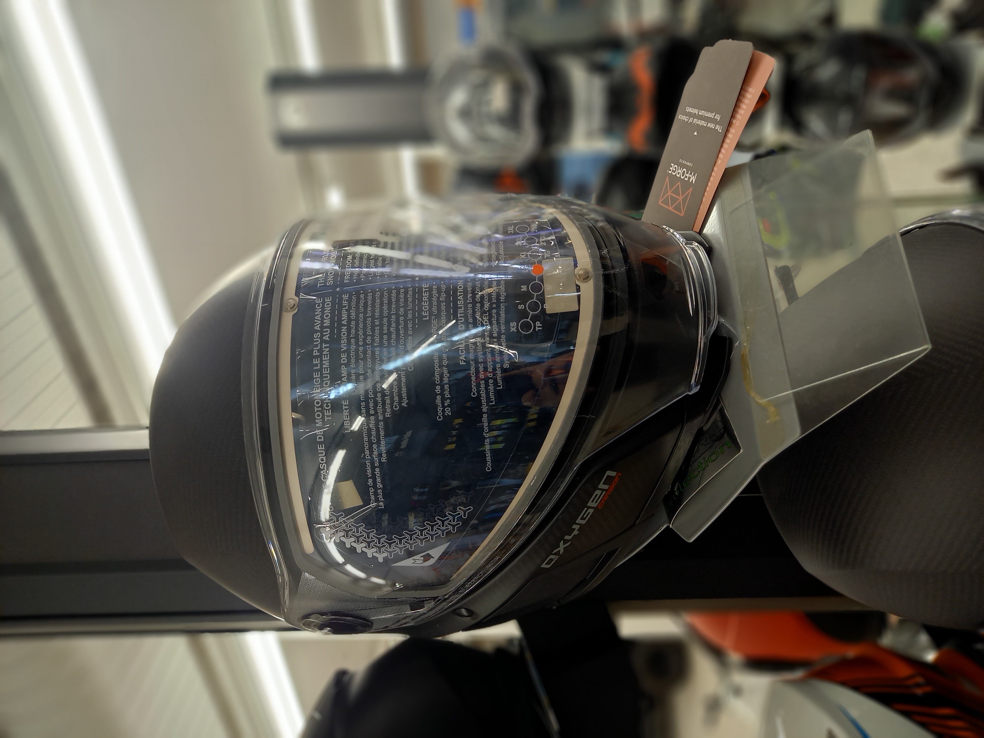 OXYGEN CARBON HELMET (DOT) UNISEX L